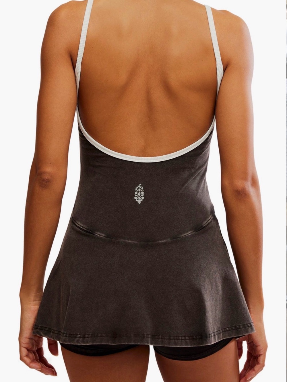 FP Movement by Free People Hot Shot Stretch Cotton Skortsie in Black size MD NWT - Picture 8 of 8